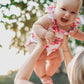 Coco moon - Hibiscus ruffle romper