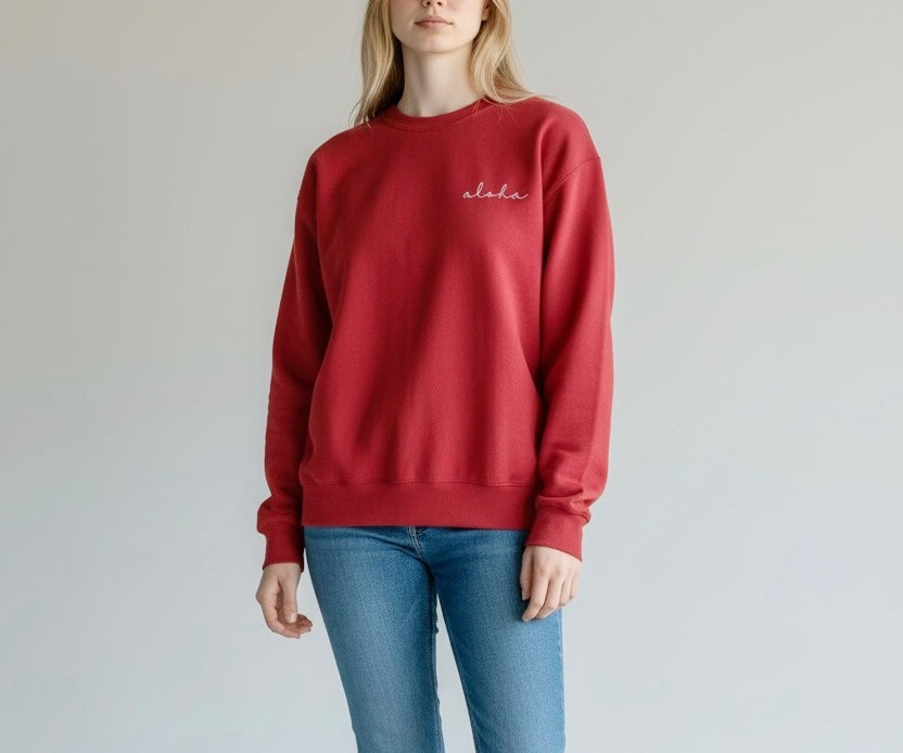 HI SURF "Aloha" long sleeve sweater