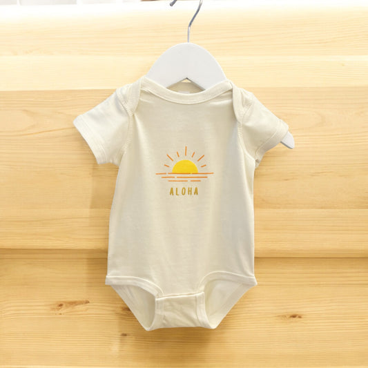 Sunset aloha / baby rompers