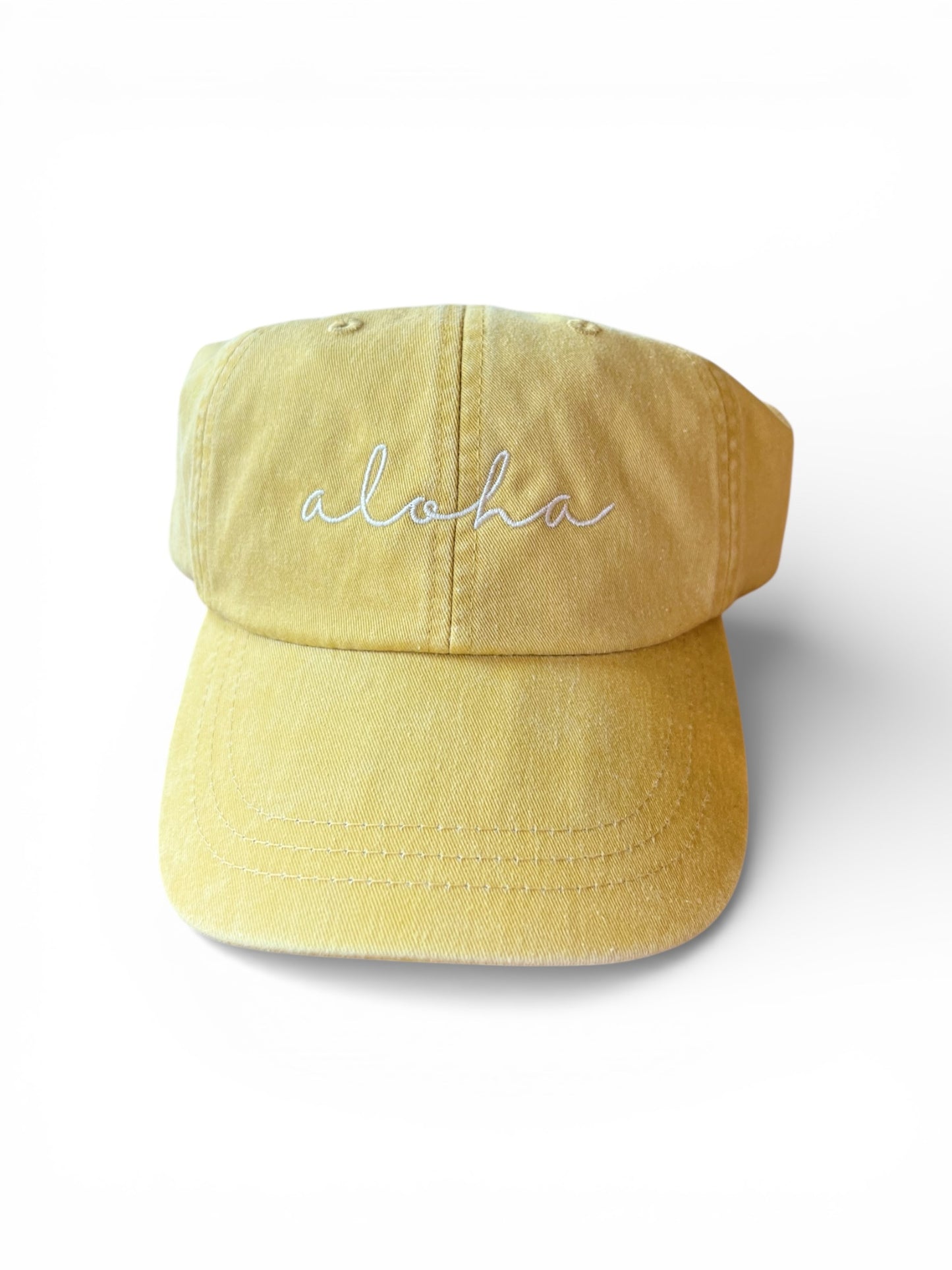 aloha leather strap cap