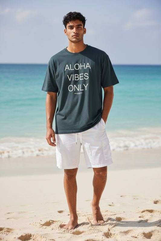 ALOHA VIBES ONLY Unisex Tee