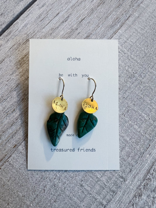 TF - Turquoise ALOHA earrings
