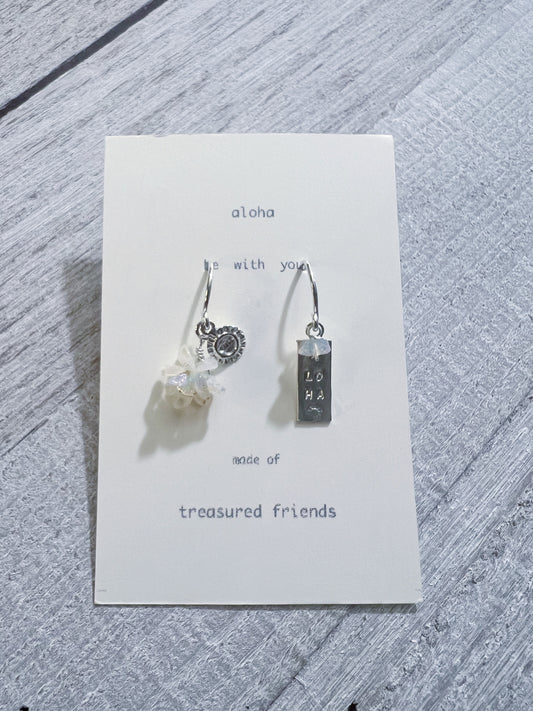 TF - ALOHA Opal earrings