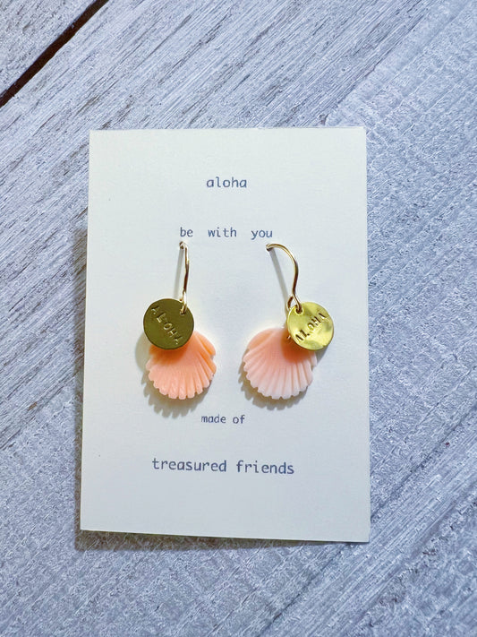 TF - ALOHA Shell earrings