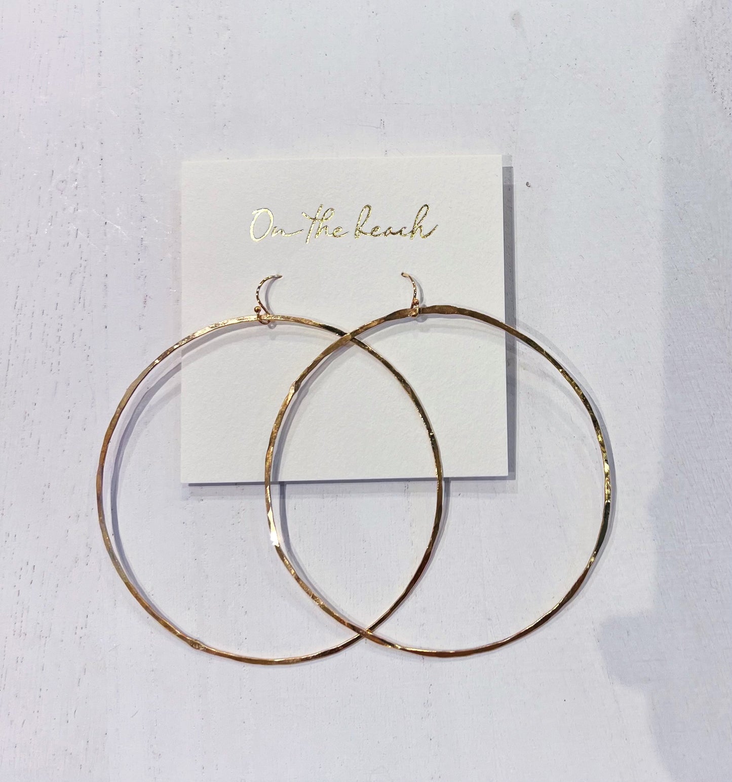 OB266 - Gold hoop earrings