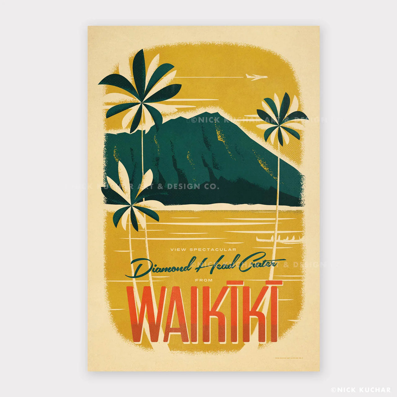 Nick Kuchar - 12×18 Hawaii travel print