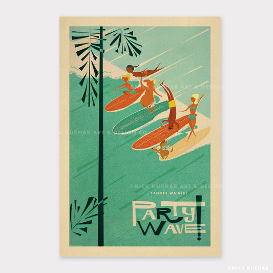 Nick Kuchar - 12×18 Hawaii travel print