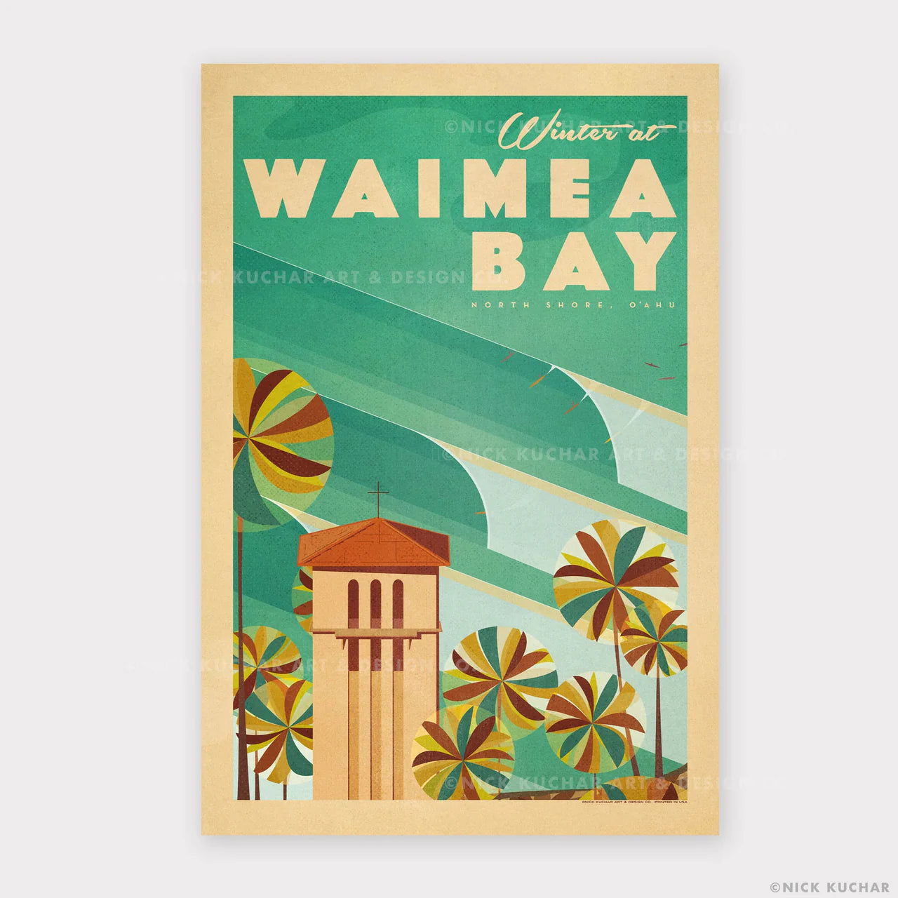 Nick Kuchar - 12×18 Hawaii travel print