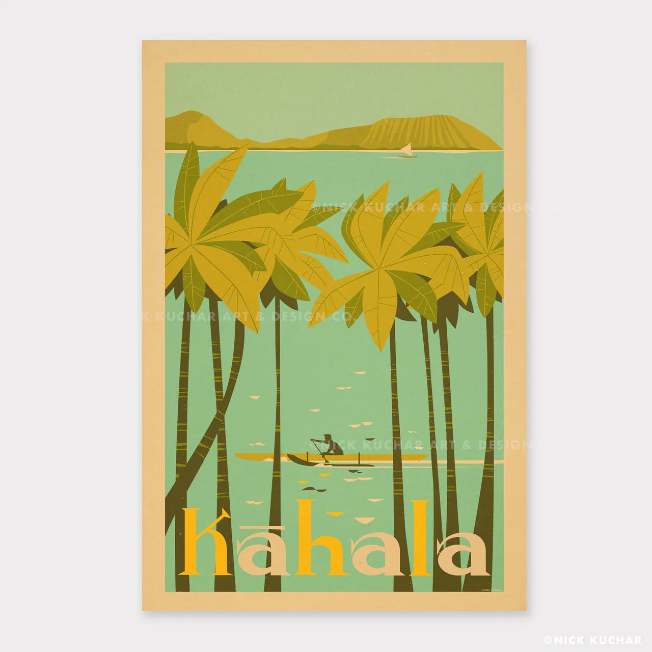 Nick Kuchar - 12×18 Hawaii travel print