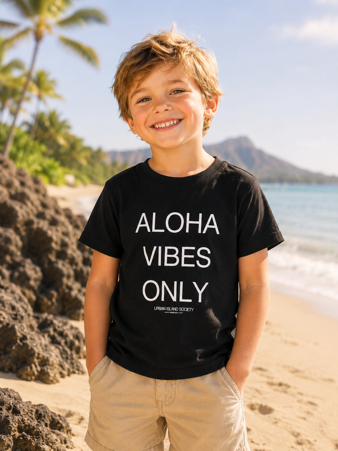 ALOHA VIBES ONLY - Kids tee