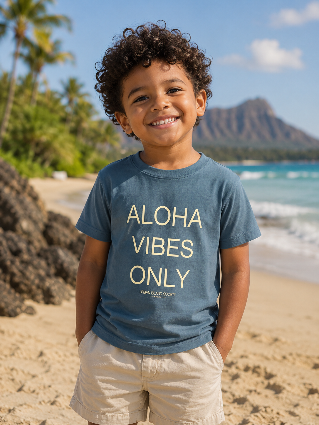 ALOHA VIBES ONLY - Kids tee