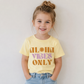 ALOHA VIBES with Sun Kids Tee