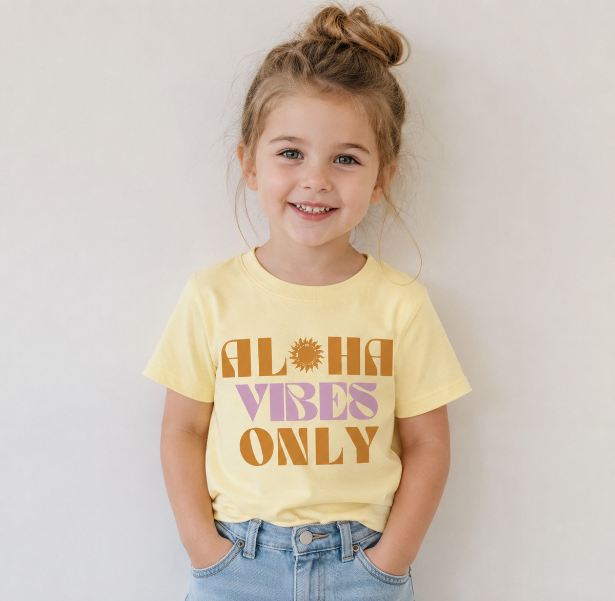 ALOHA VIBES with Sun Kids Tee