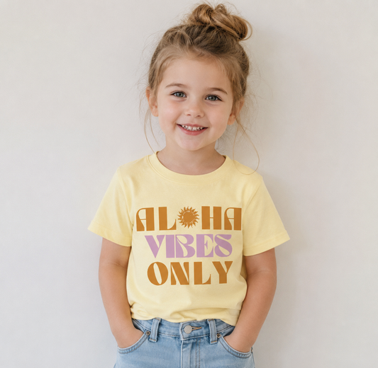 ALOHA VIBES with Sun Kids Tee
