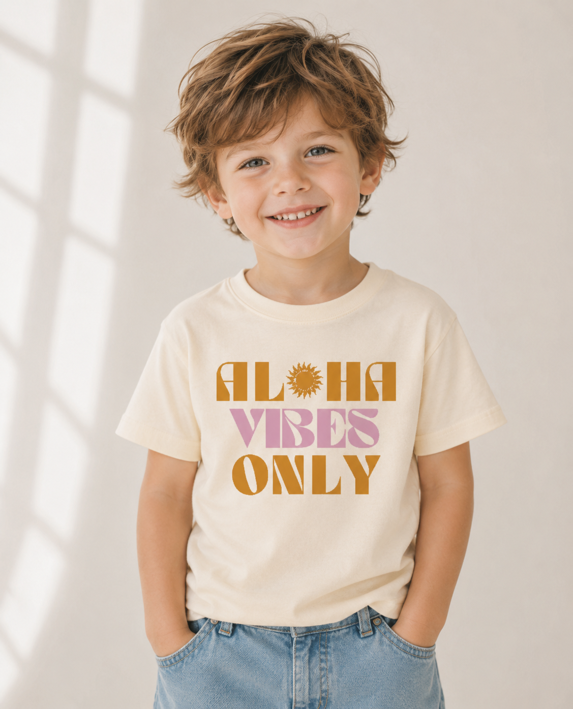 ALOHA VIBES with Sun Kids Tee