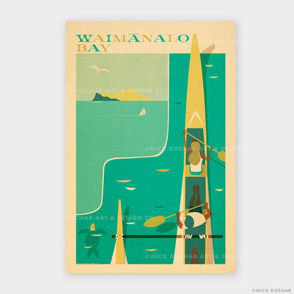 Nick Kuchar - 12×18 Hawaii travel print