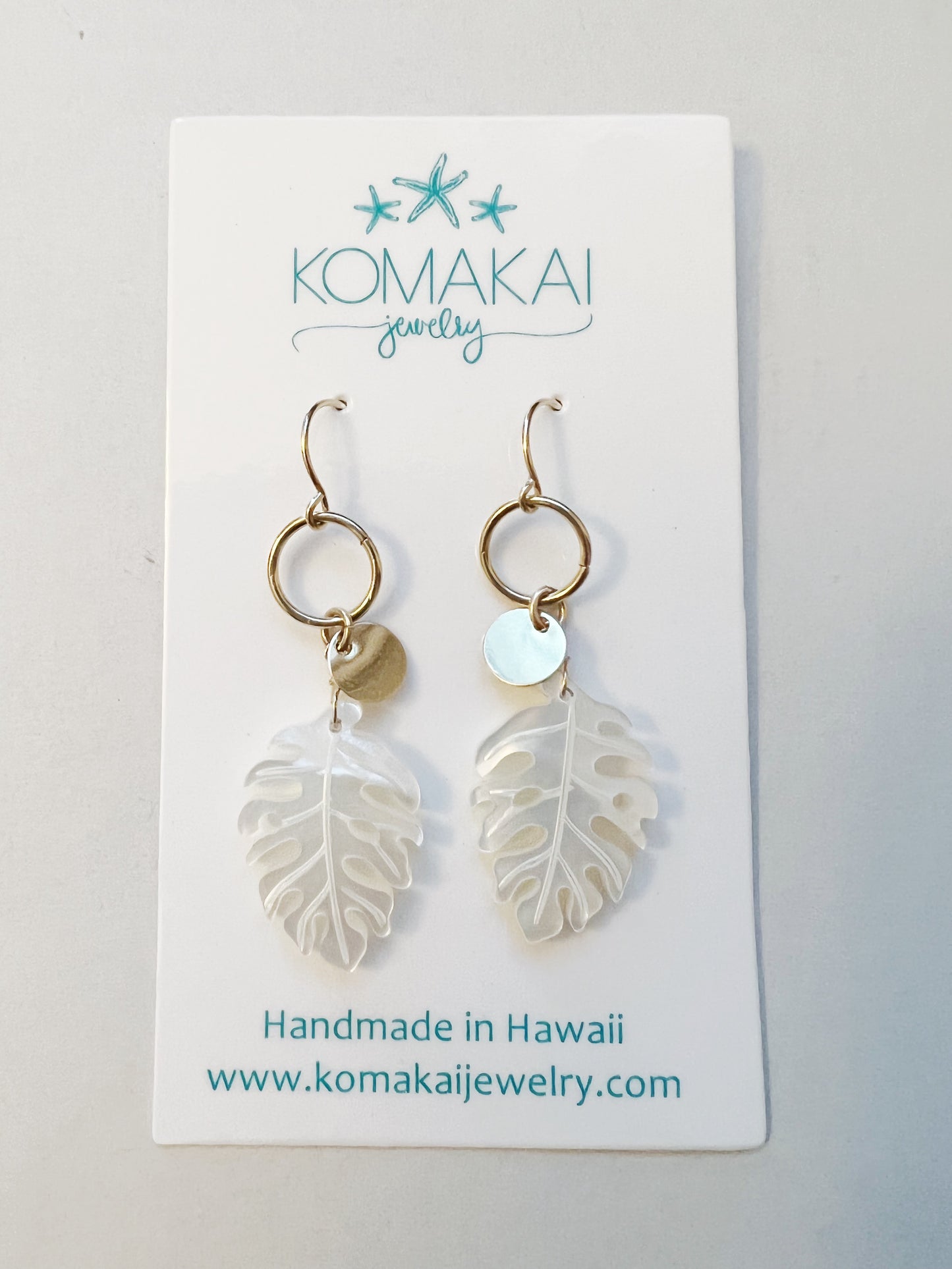 KOMAKAI JEWELRY Monstera earrings