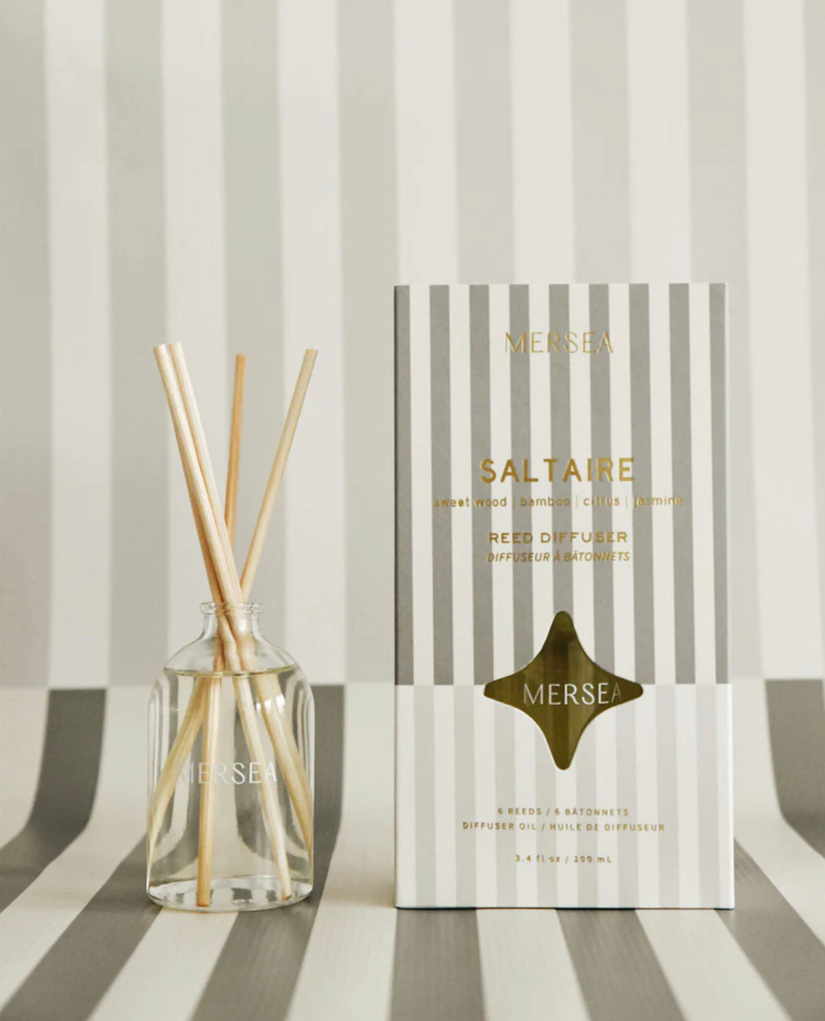 Mer-Sea & Co. Reed diffuser - stripes