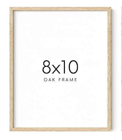 art frame 8 x 10 ( Oak wood )
