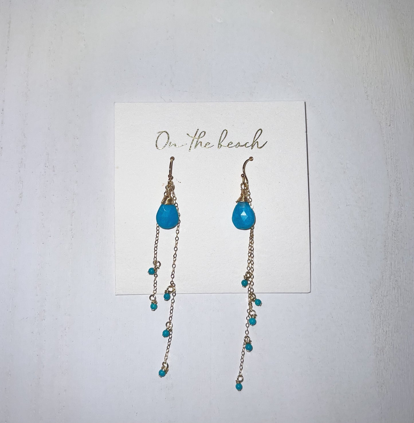 On The Beach - Stone earrings