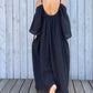 Via Bella - Cotton Flare Maxi dress