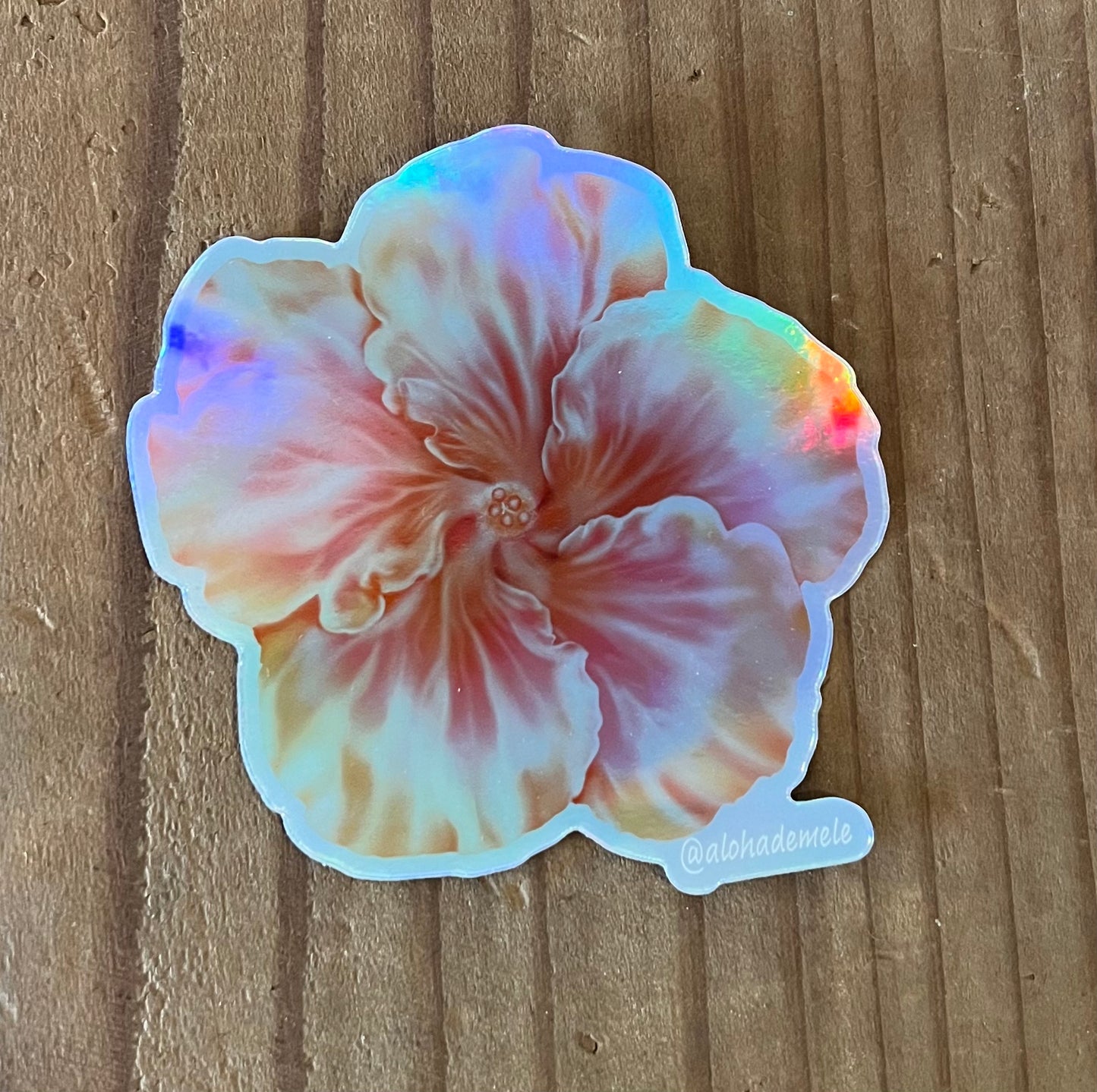 Aloha de Male - Hibiscus Sticker