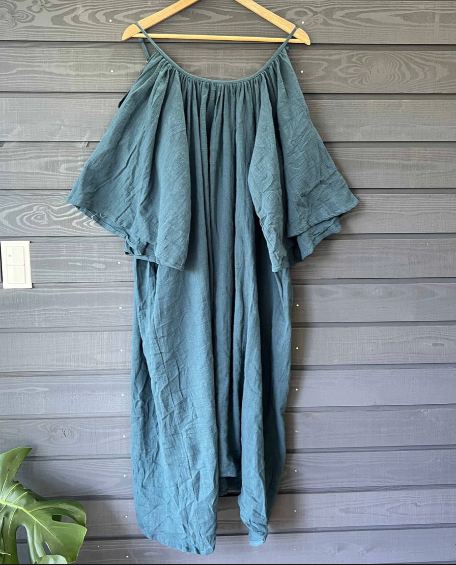 Via Bella - Cotton Flare Maxi dress