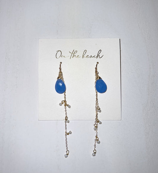 On The Beach - Stone earrings