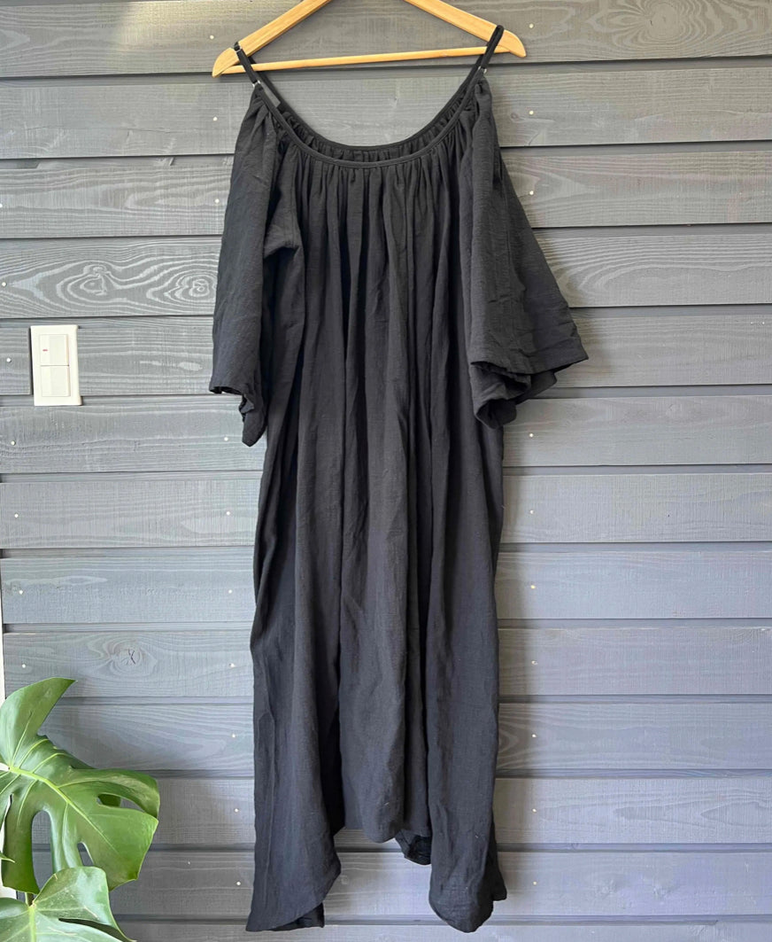 Via Bella - Cotton Flare Maxi dress