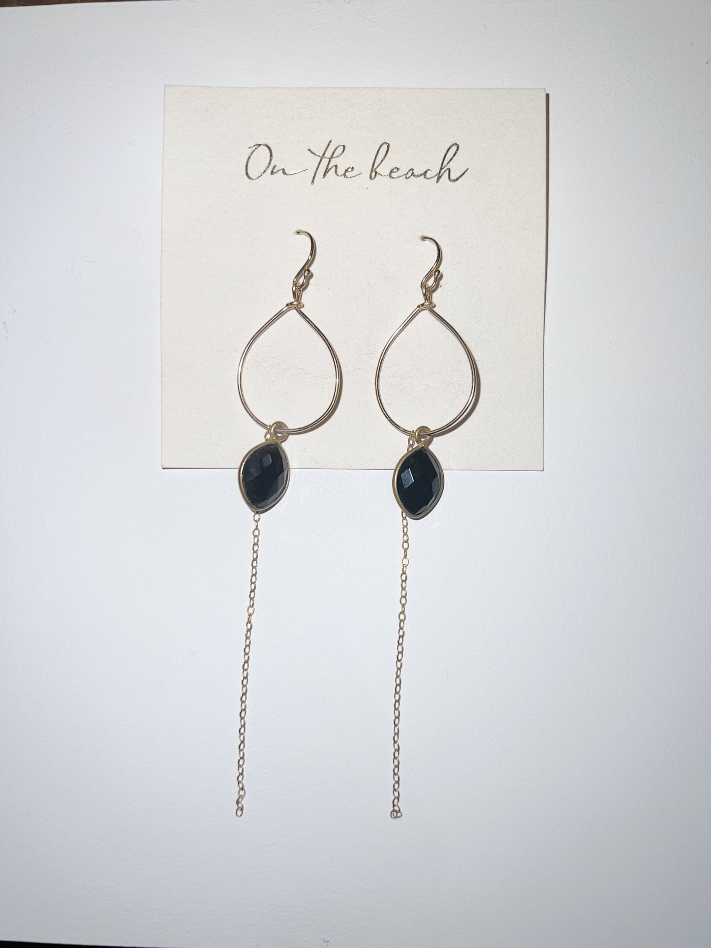 On The Beach 214 earring black onyx