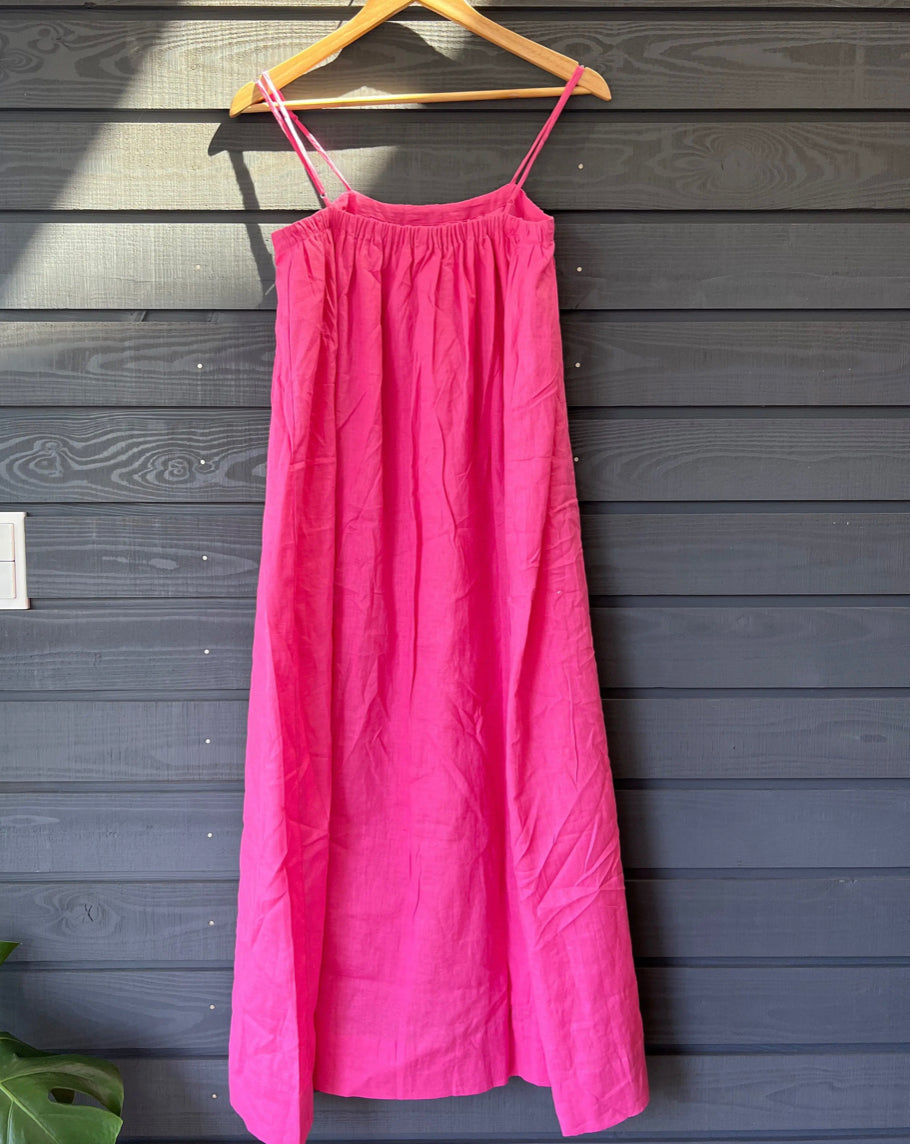 Via Bella - Linen cotton Cami dress